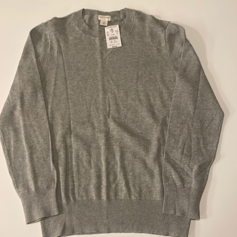 JCrew Crewcuts Gray Sweater Size 12